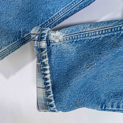 Carhartt Flannel Lined Jeans B172 DST