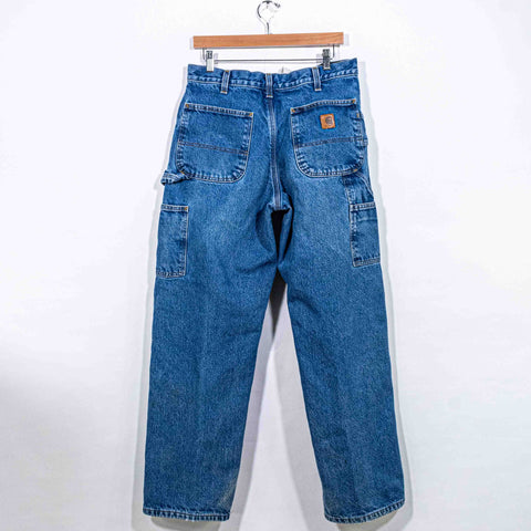 Carhartt Flannel Lined Carpenter Jeans B236 DST