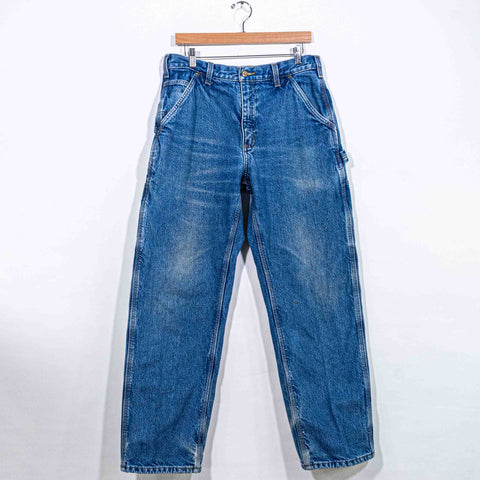 Carhartt Flannel Lined Carpenter Jeans B236 DST