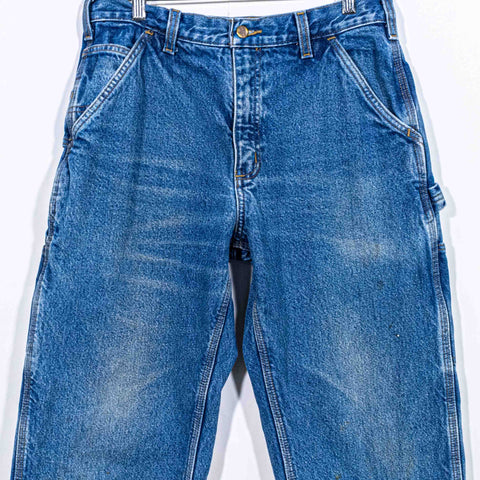 Carhartt Flannel Lined Carpenter Jeans B236 DST