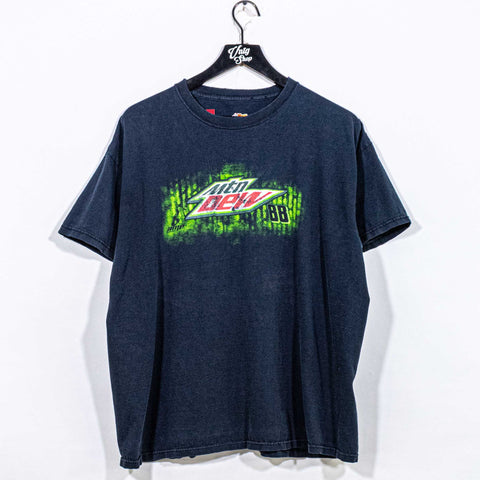 Dale Jr Mountain Dew Nascar T-Shirt Faded
