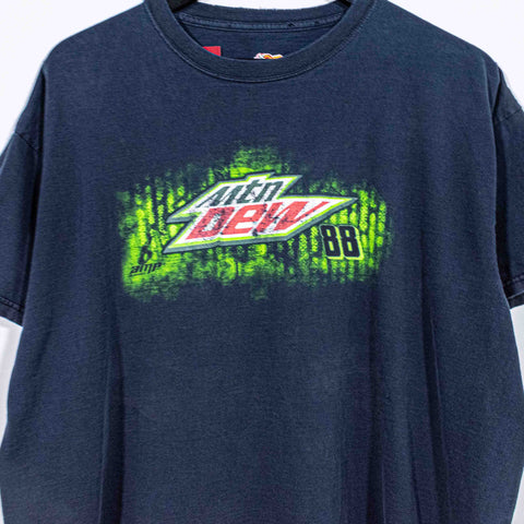 Dale Jr Mountain Dew Nascar T-Shirt Faded