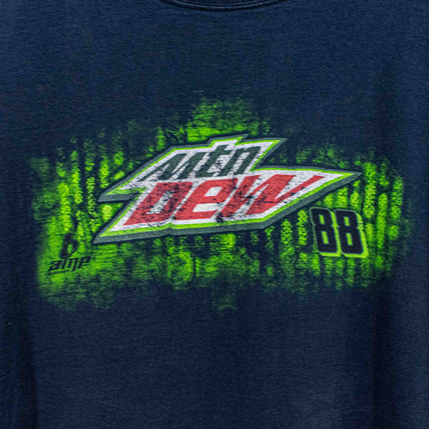 Dale Jr Mountain Dew Nascar T-Shirt Faded