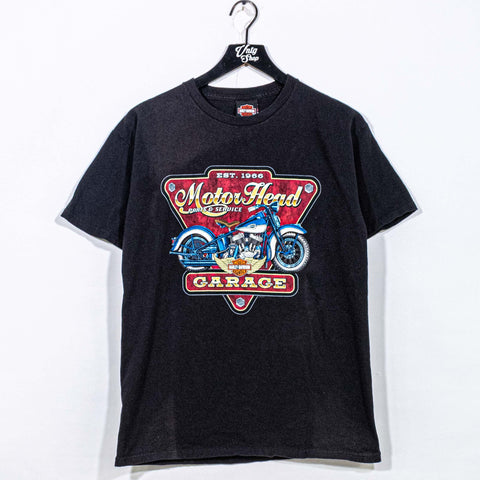 Harley Davidson Motorcycles T-Shirt St Maarten Motorhead Sun Fade