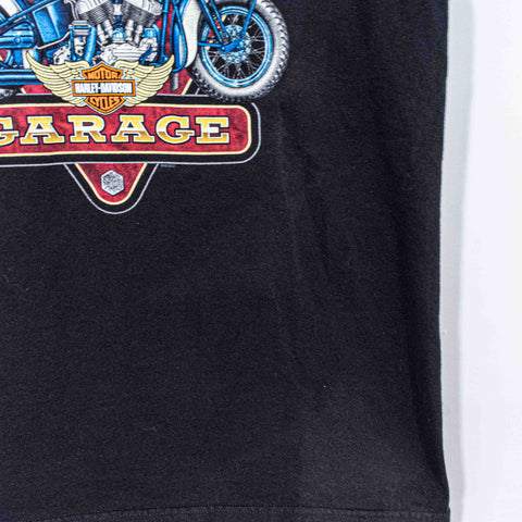 Harley Davidson Motorcycles T-Shirt St Maarten Motorhead Sun Fade