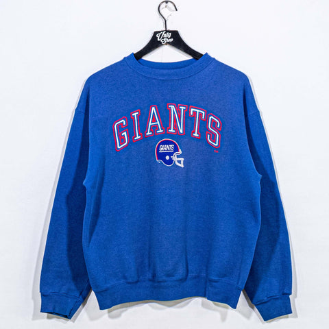 New York Giants Embroidered Sweatshirt Sun Faded