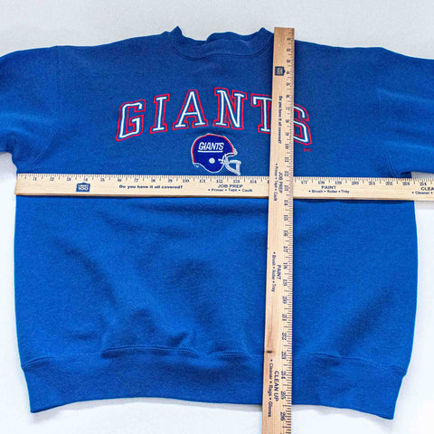New York Giants Embroidered Sweatshirt Sun Faded
