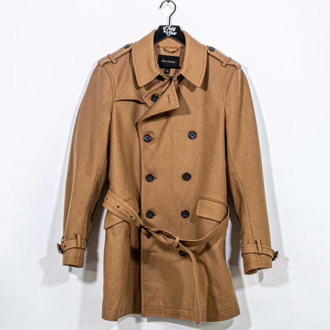 Banana Republic Wool Blend Trench Coat Emmetex Italian Fabric