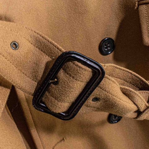 Banana Republic Wool Blend Trench Coat Emmetex Italian Fabric