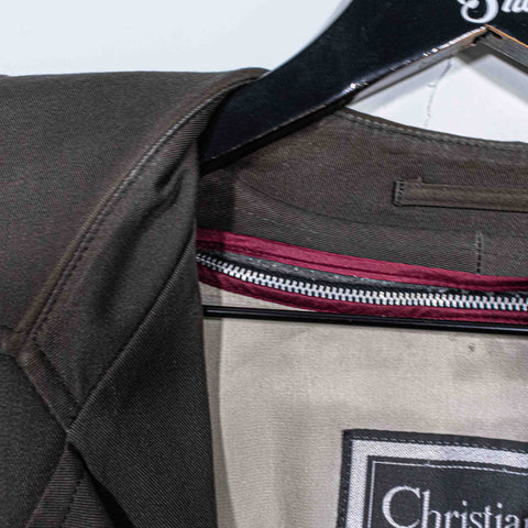 Christian Dior Monsieur Belted Trench Coat With Liner