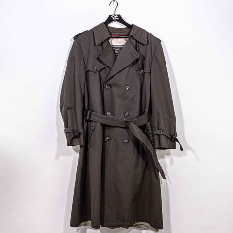 Christian Dior Monsieur Belted Trench Coat With Liner