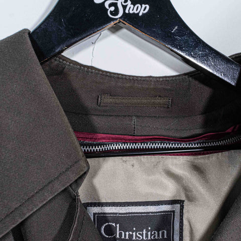Christian Dior Monsieur Belted Trench Coat With Liner