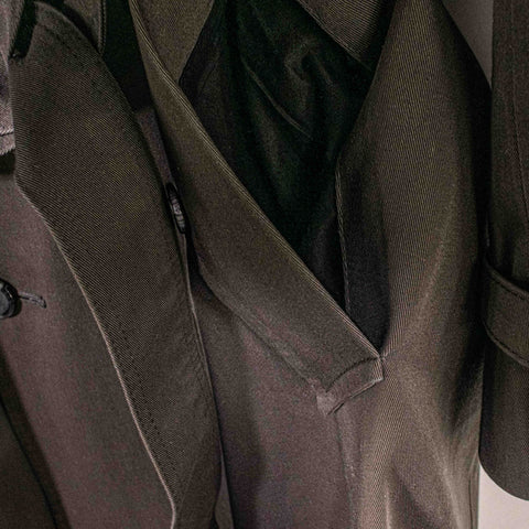 Christian Dior Monsieur Belted Trench Coat With Liner