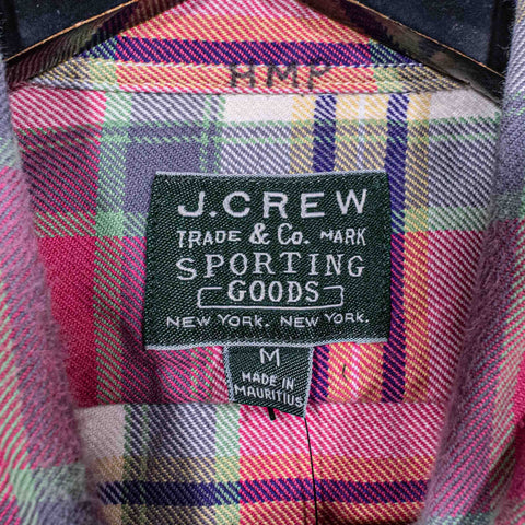 J Crew Sporting Goods Plaid Flannel Button Shirt