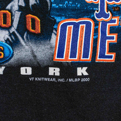 2000 New York Yankees Mets World Series T-Shirt Survive The Heat Statue of Liberty Subway Series