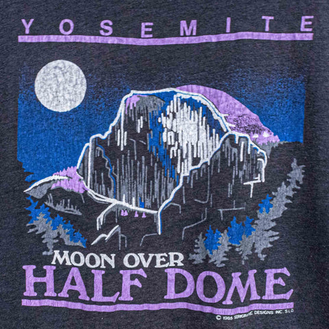 Yosemite Moon Over Half Dome T-Shirt