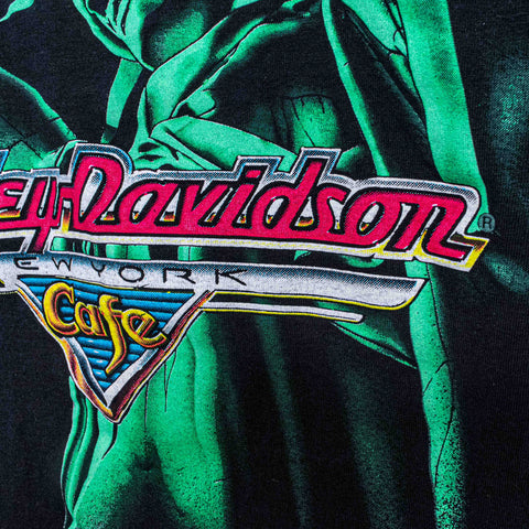 Harley Davidson Cafe New York T-Shirt Statue of Liberty