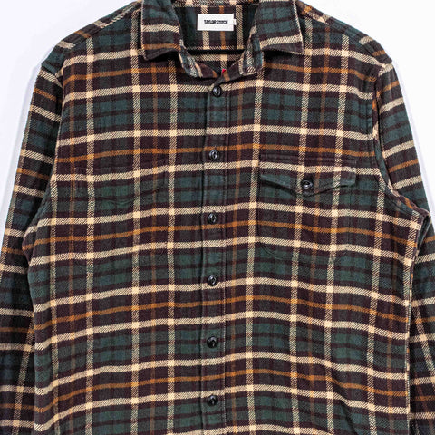 Taylor Stitch Crater Shirt Espresso Plaid Flannel