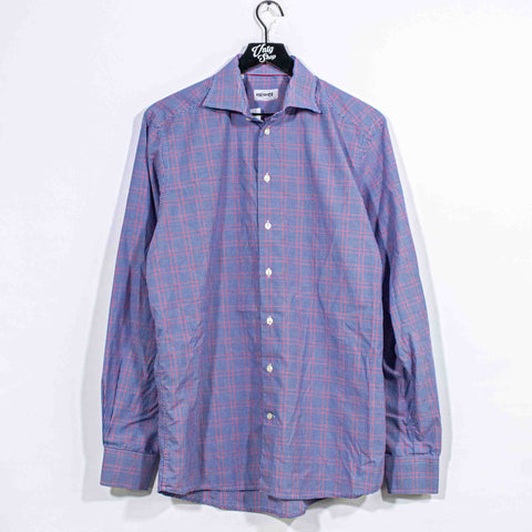 ETON Contemporary Gingham Plaid Button Shirt