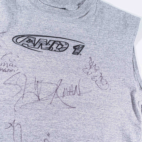And1 Streetball Mixtape Autographed Tank T-Shirt
