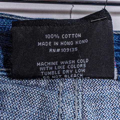 UNK NBA New Jersey Nets Patchwork Jeans Baggy Hip Hop