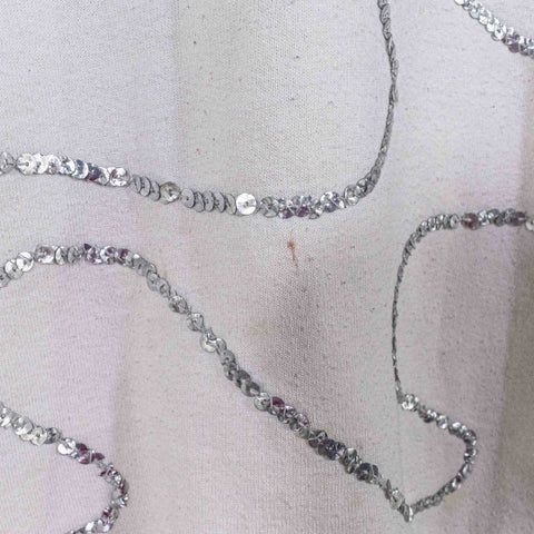 Mercedes Benz Sequin Sweatshirt Hip Hop