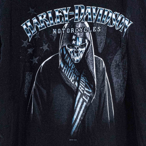 Harley Davidson Motorcycles T-Shirt Skeleton Reaper