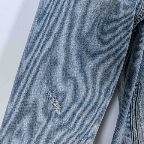 Levis Denim Trucker Jacket Distressed