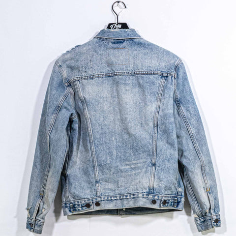 Levis Denim Trucker Jacket Distressed