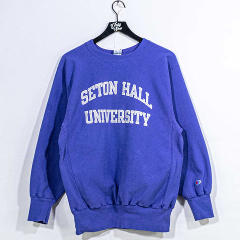 Champion Reverse Weave Crewneck Sweatshirt Seton Hall University