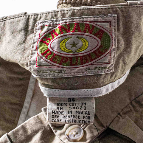 Banana Republic Safari Convertible Cargo Utility Pants