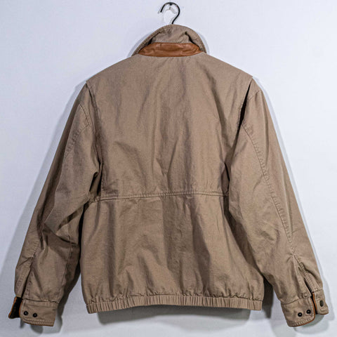 Orvis Plaid Lined Bomber Jacket