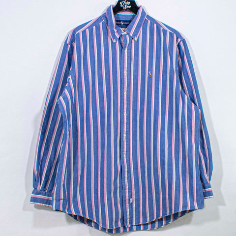 Polo Ralph Lauren Pony Button Down Striped Oxford Shirt