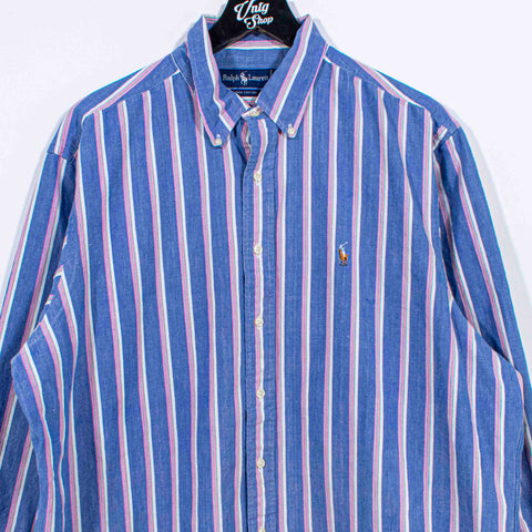 Polo Ralph Lauren Pony Button Down Striped Oxford Shirt