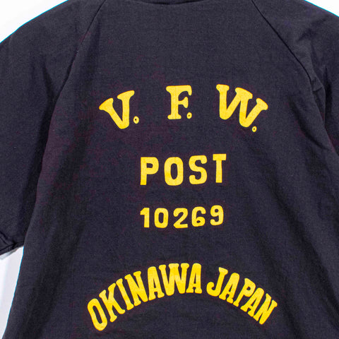 Harley Davidson Born In The USA T-Shirt  VFW Post 10269 Okinawa Japan