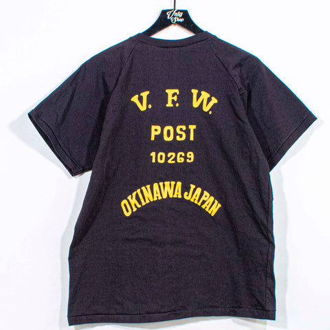 Harley Davidson Born In The USA T-Shirt  VFW Post 10269 Okinawa Japan