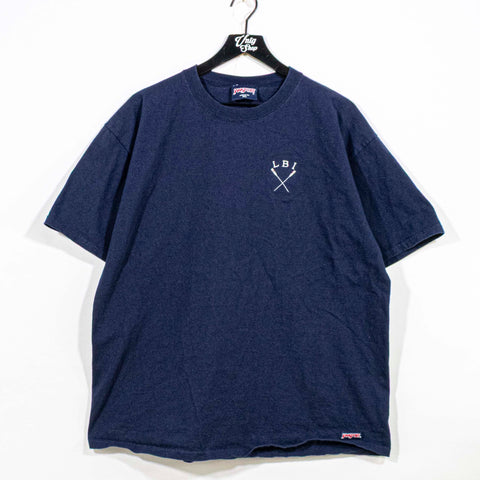 LBI Long Beach Island NJ T-Shirt  Cross Oars Rowing Jansport