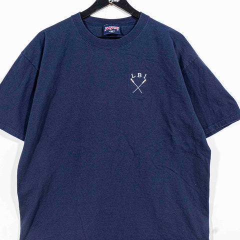 LBI Long Beach Island NJ T-Shirt  Cross Oars Rowing Jansport