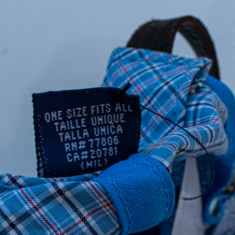 Tommy Hilfiger Flag Plaid Hat Leather Strap