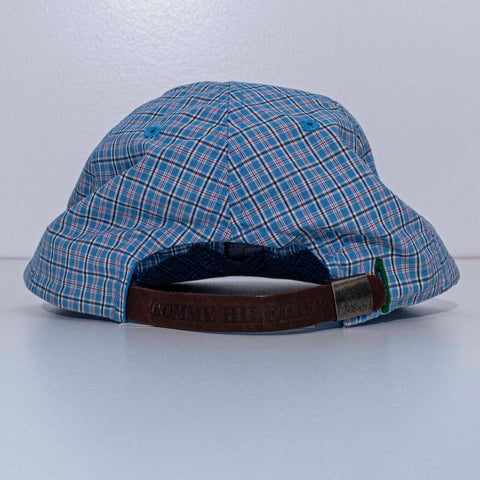 Tommy Hilfiger Flag Plaid Hat Leather Strap