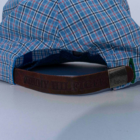 Tommy Hilfiger Flag Plaid Hat Leather Strap