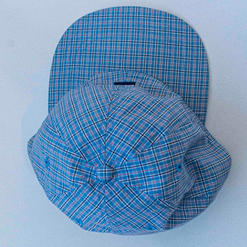 Tommy Hilfiger Flag Plaid Hat Leather Strap