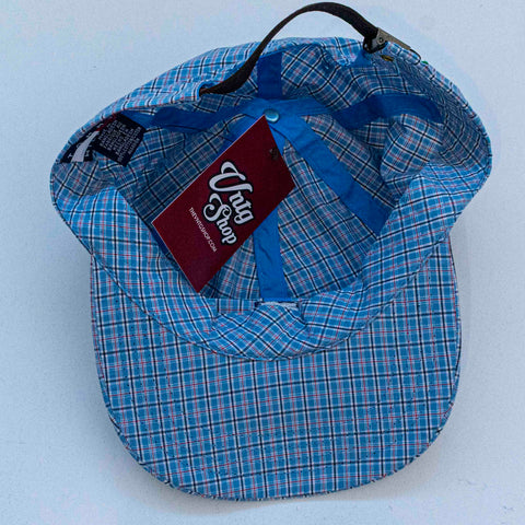 Tommy Hilfiger Flag Plaid Hat Leather Strap