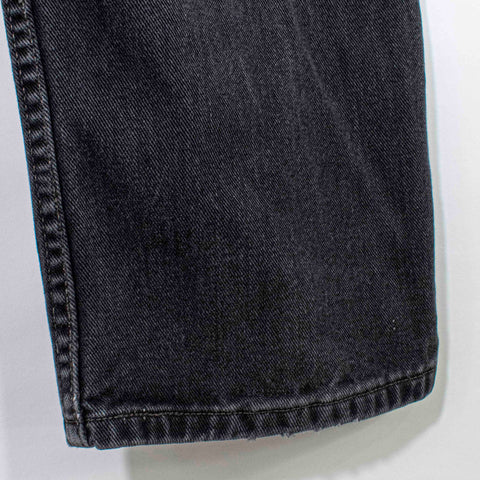 Levis 505 Regular Fit Sun Faded Black Denim Jeans