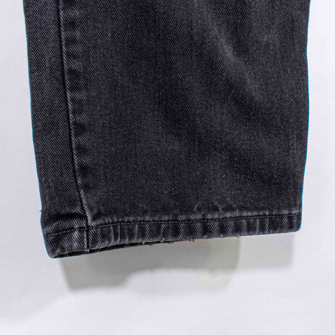 Levis 505 Regular Fit Sun Faded Black Denim Jeans