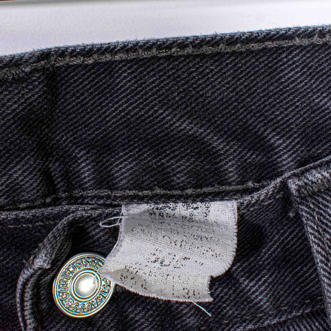 Levis 505 Regular Fit Sun Faded Black Denim Jeans