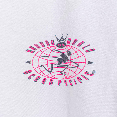 Ocean Pacific Surf T-Shirt Around The World 1991