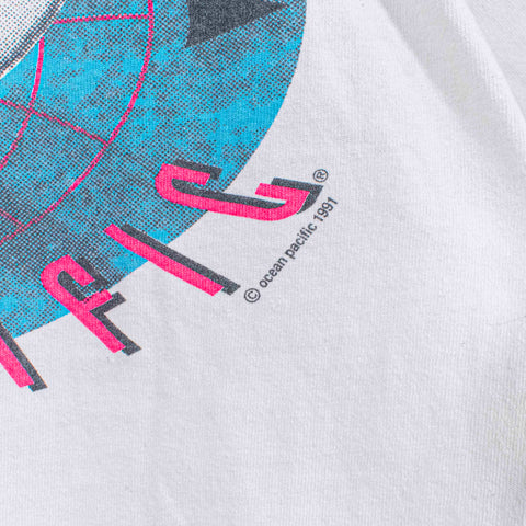Ocean Pacific Surf T-Shirt Around The World 1991
