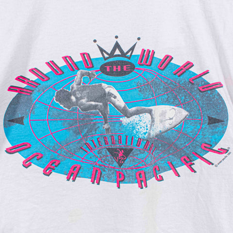 Ocean Pacific Surf T-Shirt Around The World 1991
