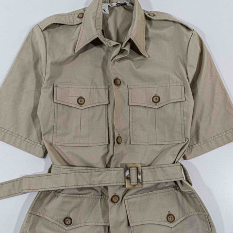 Woolrich Belted Safari Shirt Jacket Made in USA
